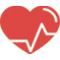 lifeline red heart icon